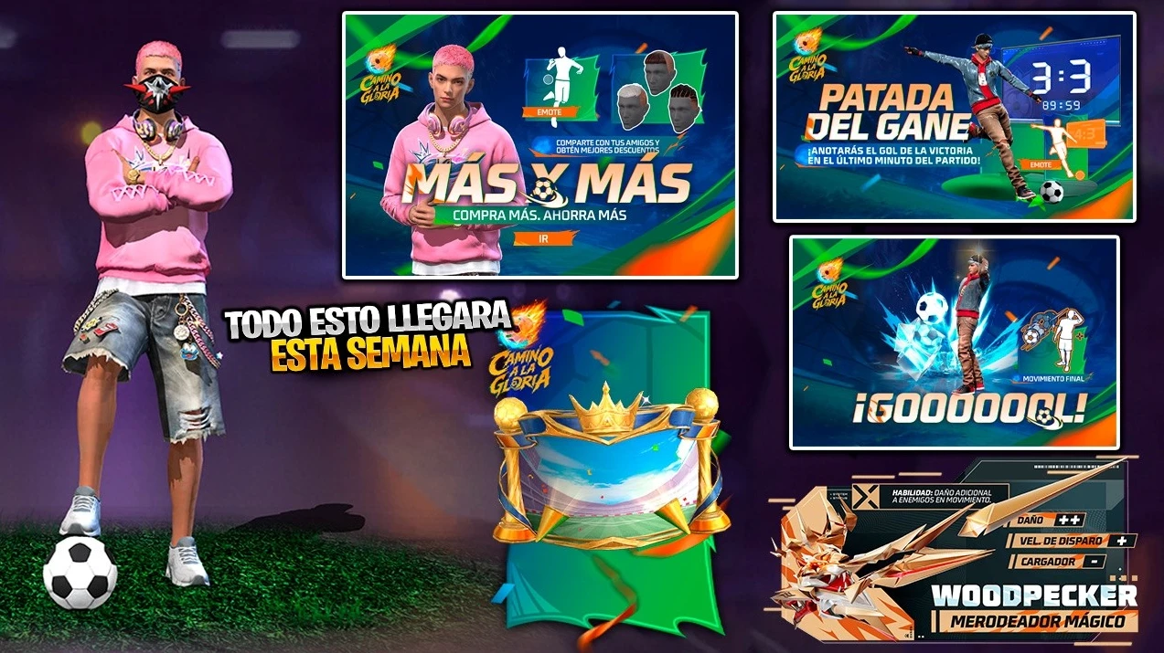 Calendario semanal en Free Fire